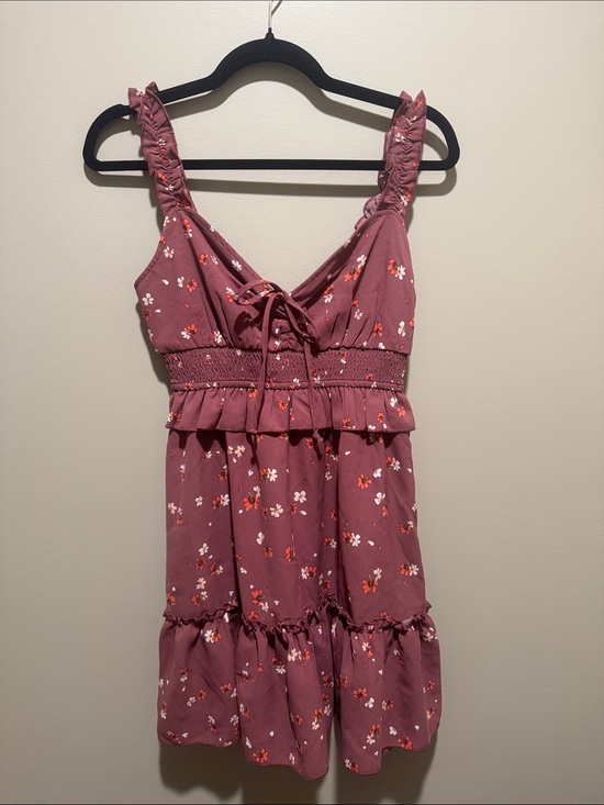 Inspired Hearts Dresses & Skirts - Mauve Floral Ruffle Sundress, Size Small. NWT.
